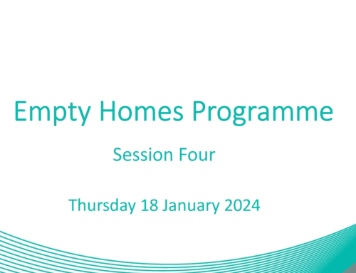 Empty Homes Group Session Four: ‘Joining Up The Dots’